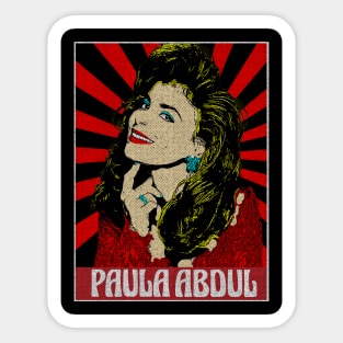 Paula Abdul Pop Art Style Sticker